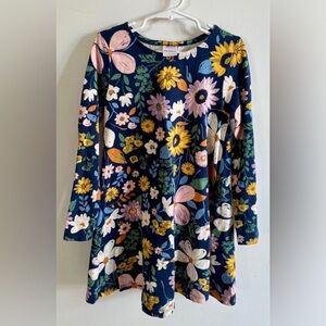 Hanna Andersson Navy Floral Dress